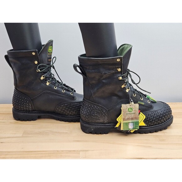 NEW John Deere 13 WIDE Men’s MINER Boots Insulated Steel Toe WORK Waterproof 13W